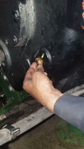square baler Machine gear box oil change.... #technology #automobile #video #motors #transmissionflu
