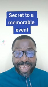 What is the secret to a memorable event? #Event #Emcee #EventPlanner #TechTeam | Kafui Dey | Facebook