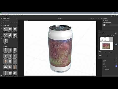 Adobe Dimension 2020 - 25 Export UVs (in English)