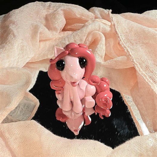 MLP Pinkie Pony Polymer Clay Figurine - Etsy