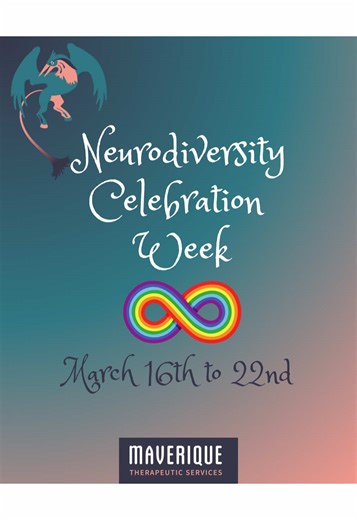 Neurodiversity celebration week (March 16th to 22nd) highlights the natural diversity of human brains. Neurodiversity includes all neurotypes; both neurodivergent and neurotypical. Celebrating neurodiversity means recognizing that different brains exist and that support, accessibility, and environments should reflect that reality. #NeurodiversityCelebrationWeek #NeuroAffirming #Neurotypes #MTS #MaveriqueTherapeuticServices @Dr. Lanza