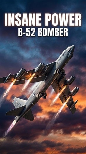 The B-52 Bomber: A Massive Display of US Air Power #military #usmilitarycombat #aviation