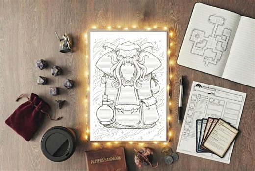 Cthulhu Dnd Character Inventory Sheet Bag of Holding Digital Download, Printable Dungeons and Dragons Loot Tracker, RPG Game Master Supply - Etsy