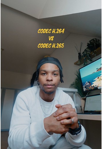 La différence entre une vidéo au codec H.264 et une vidéo au codec H.265 📂 La principale différence entre ces deux codec est que la H.265 offre une compression plus efficace que le codec H.264. Ça permet de réduire la taille du fichier tout en gardant une qualité similaire 👌🏾