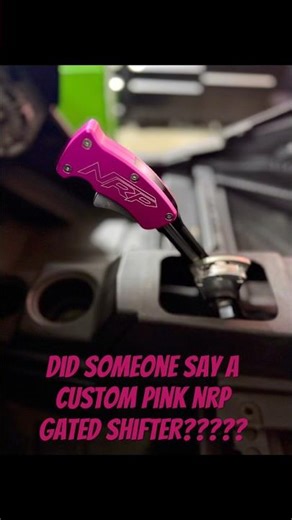 Did someone say pink shifter?????? #NRP ‪@nitroracingparts9963‬