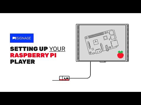 Setting up a Raspberry pi Player to be a PiSignage Screen