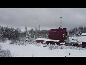 Relaxing snowfall in 1-hour falling snow in winter I Nature 4k video Ultra HD I Relaxing music