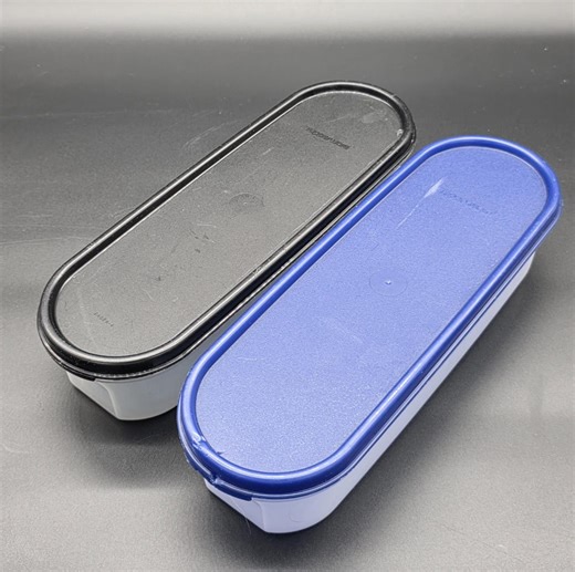 Vintage Tupperware Modular Mate No 1, 2399A, Sheer Bottom Your Choice Black or Blue Lid - Etsy