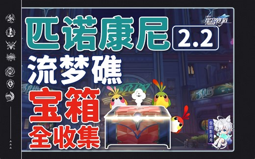 【星穹铁道2.2新增宝箱全收集】流梦礁/苏乐达热砂海选会场/匹诺康尼大剧院/战利品/折纸小鸟/解密/扑满/王下一桶/金表钞/全网最贴心的星穹铁道宝箱攻略