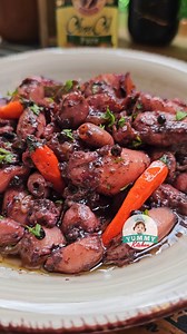 276K views · 2.2K reactions | Baby Squid in Olive Oil – A Simple and Flavorful Mediterranean Dish Discover the rich, savory taste of Baby Squid in Olive Oil — tender squid sautéed in garlic and herbs, perfect as an appetizer or main course. Easy to prepare and packed with Mediterranean flavor! #BabySquid #SeafoodRecipe #OliveOilCooking #MediterraneanFood #EasySeafoodDish #SquidLovers #HealthySeafood #AppetizerIdeas #GourmetAtHome #SeafoodDelight | Yummy Kitchen | Facebook