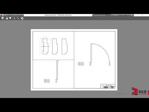 AutoCAD Layout Viewport - pt1 (MVIEW Command, Inserting Existing Drawings)