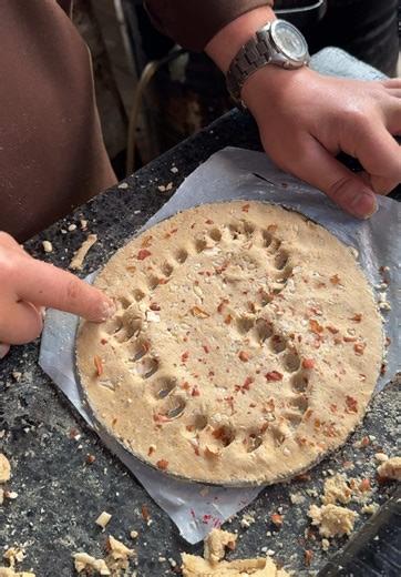 Heart Design Corn Bread Recipe with Peanuts