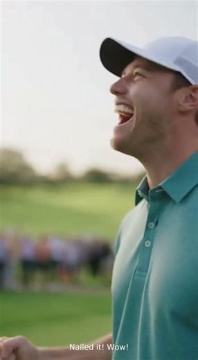 Epic Putting Moment: A Golfer's Ultimate Triumph Captured