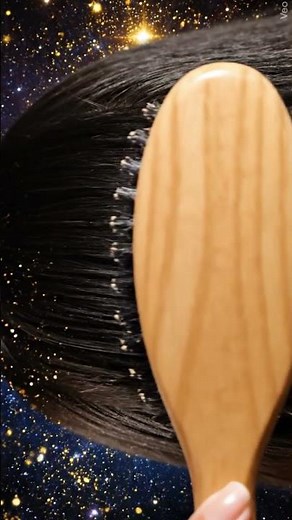 ASMR | Brushing 1,000 years of stardust from her hair ✨ #sleep #asmr #ai