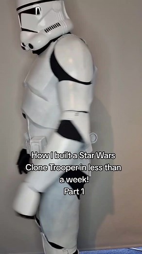 Speed-Built Star Wars Clone Trooper Costume from EVA Foam