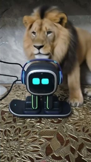 Desktop PET EMO Meets Lion