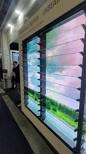 Automatic Louvre Window - for high level installation. @archidex