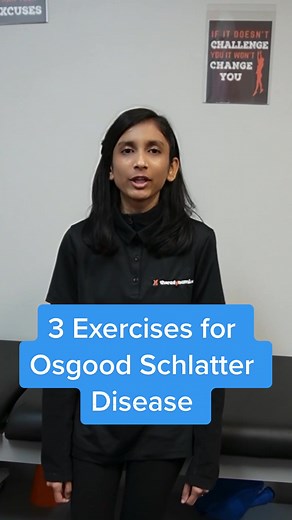 3 Exercises for Osgood Schlatter Disease from our wonderful Physical Therapist Dimpy! #osgoodschlatter #osgoodschlatterdisease #osgoodschlatters #exercises #pediatricphysicaltherapy