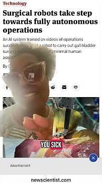 AI powered robots complete gallbladder surgery #news