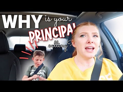 I got a call from the PRINCIPAL (on his birthday)
