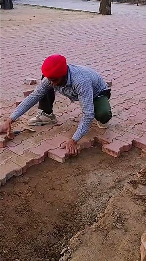 interlock block instalation