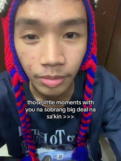 Colorful Knitted Hat Moments Captured on Video