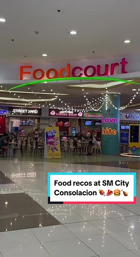 Cebu Food Recommendations at SM City Consolacion