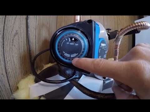 Watts hot water circulation pump full install.