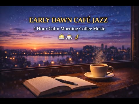 Early Dawn Café Jazz – 1 Hour Calm Morning Coffee Music 🌅☕🎷