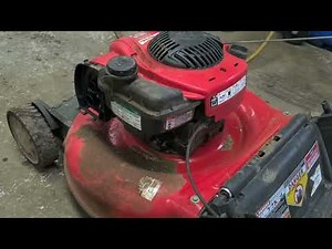 Troy Bilt Push Mower Won't Start - Oil In Air Filter