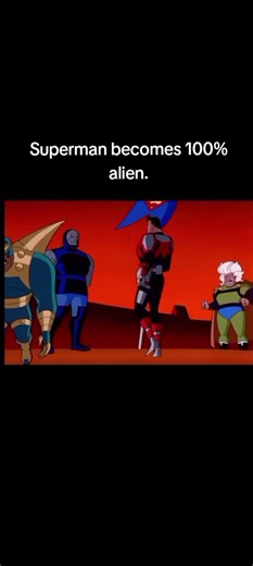 Superman Transforms into a Complete Alien Being