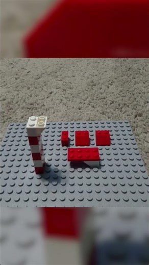How To Build A Lego Candy Cane(Countdown To Christmas Lego Builds 2)