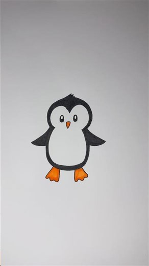 Comment dessiner un pingouin facilement ?