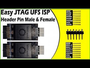 Easy JTAG UFS ISP Adapter Header Pins Male & Female Set | buy from Store.GsmClinic.com