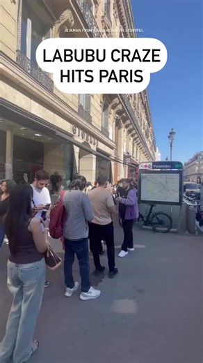 35K views · 81 reactions | Eager shoppers lined a Paris street recently in the hope of getting their hands on a Labubu doll, the creepy toy that’s garnered celebrity endorsements and incited brawls in stores. | ABC 7 Chicago | Facebook