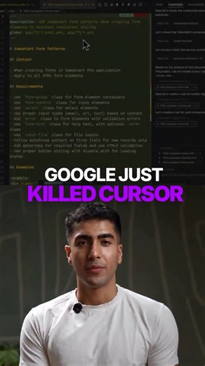 Shauryajit Singh on Instagram: "Follow for more AI tool breakdowns. Google just made AI coding free with Gemini Code Assist. Most tools cap you at 2K instructions. This gives 6K daily, that’s 180K monthly. Installs in 30 seconds, works in your IDE, runs on Gemini 2.5 Pro. Agent mode writes code across files, waits for approval before changes. First truly unlimited free coding AI. {ai automations, ai agents, agency growth, business automation, airtable, workflows, business workflows, sales produc