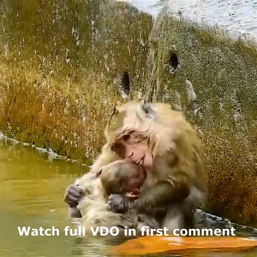 314K views · 2.3K reactions | T-erribly Scene Big Monkey Training Little Monkey On Pool Very S-eriously  Watch full VDO in first comment | Cute monkey family | Facebook