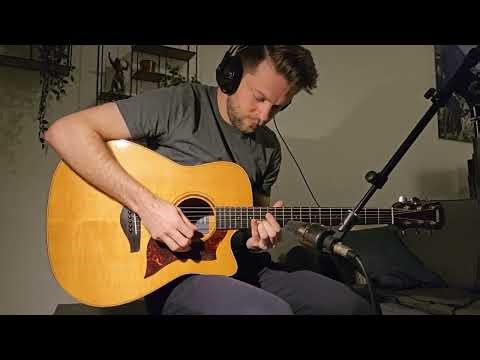 Journey - Lights Solo on Acoustic Guitar