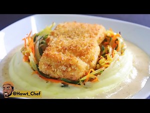 Panko Crusted Salmon With A White Wine Cream Sauce | Morris Time Cooking