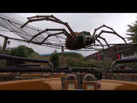 Legoland Windsor - Spinning Spider On-Ride POV - Teacup Ride - September 2019 | kittikoko
