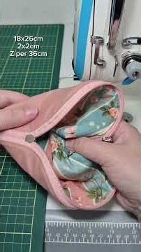 Tutorial de costura 18x26cm Sewing Passo a Passo Costura fácil