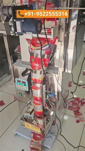 Double Head Granule Pouch Packing Machine 1g to 100g !!Whole Spices Pouch Packing Machine