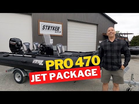 JET PACKAGE - Stryker PRO 470 with Mercury 40HP JET OUTBOARD