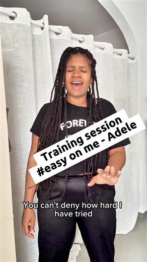 Singing training session - « Easy on me » by @adele ! #practice #voice #mixedvoice #vocalcoach