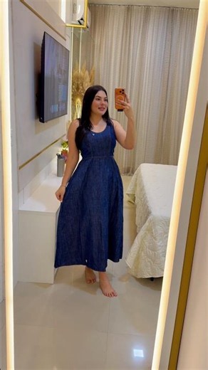 O Vestido Jeans Mais Elegante da Shopee 😍