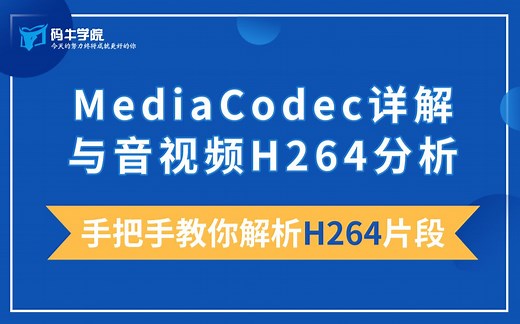 MediaCodec详解与音视频H264分析，手把手教你解析H264片段