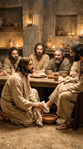 Jesus Teaches Love Through Washing Feet #god #jesus