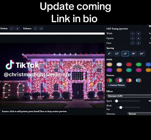 Year round Christmas light design software