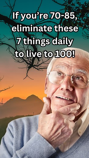 If You’re 70-85, Eliminate These 7 Daily Habits to Live to 100! – Longevity Tips for The Elderly Growing older does not mean your best years are behind you. Small daily habits can shape your strength, your peace, and even the length of your life. If you are between 70 and 85, these gentle reminders can help you stay independent, hopeful, and full of quiet energy. What is one habit you want to let go of to protect your future health? Note: This video is shared for educational and awareness purpos