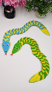 99K views · 457 reactions | Zigzag Paper Snake Craft | Fun Kids Activity  DIY Paper Snake from Color Strips | Fun Craft Idea!  Easy Paper Snake Craft for Preschool and Toddlers ✨ Movable Paper Snake Craft for Kids | Easy & Cute! 戮 | MNS Crafts | Facebook